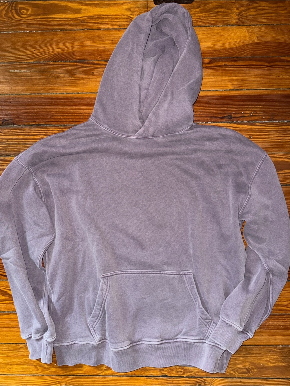 Abercrombie hoodie in brushed purple